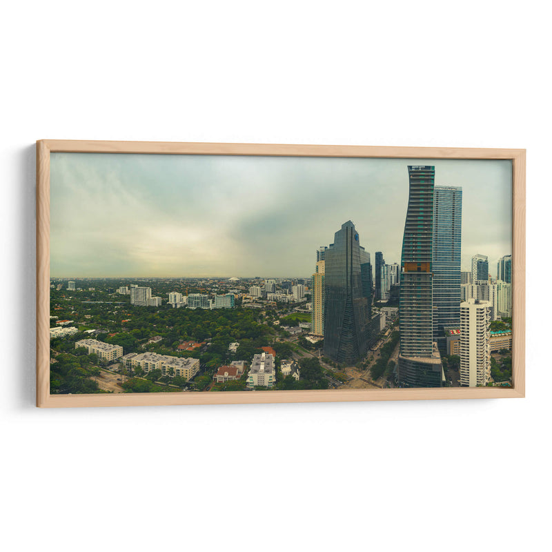 Horizonte de Miami hacia el estadio Marlins  - Carla Fernández | Cuadro decorativo de Canvas Lab