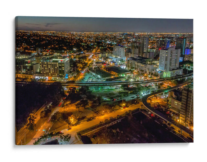 Luces de la ciudad de Miami - Carla Fernández | Cuadro decorativo de Canvas Lab