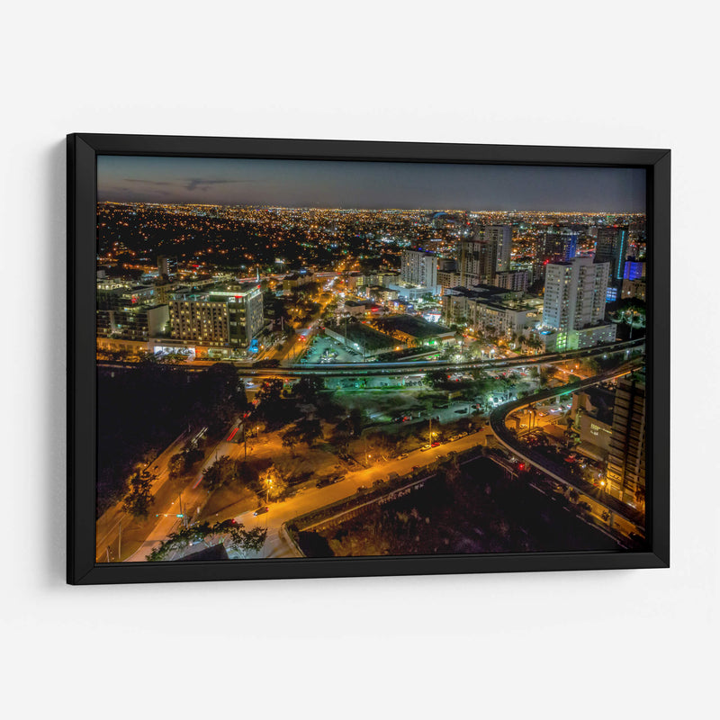 Luces de la ciudad de Miami - Carla Fernández | Cuadro decorativo de Canvas Lab