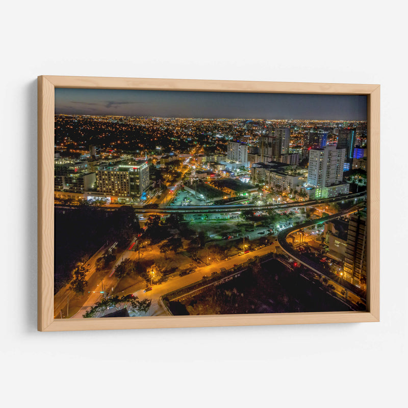 Luces de la ciudad de Miami - Carla Fernández | Cuadro decorativo de Canvas Lab