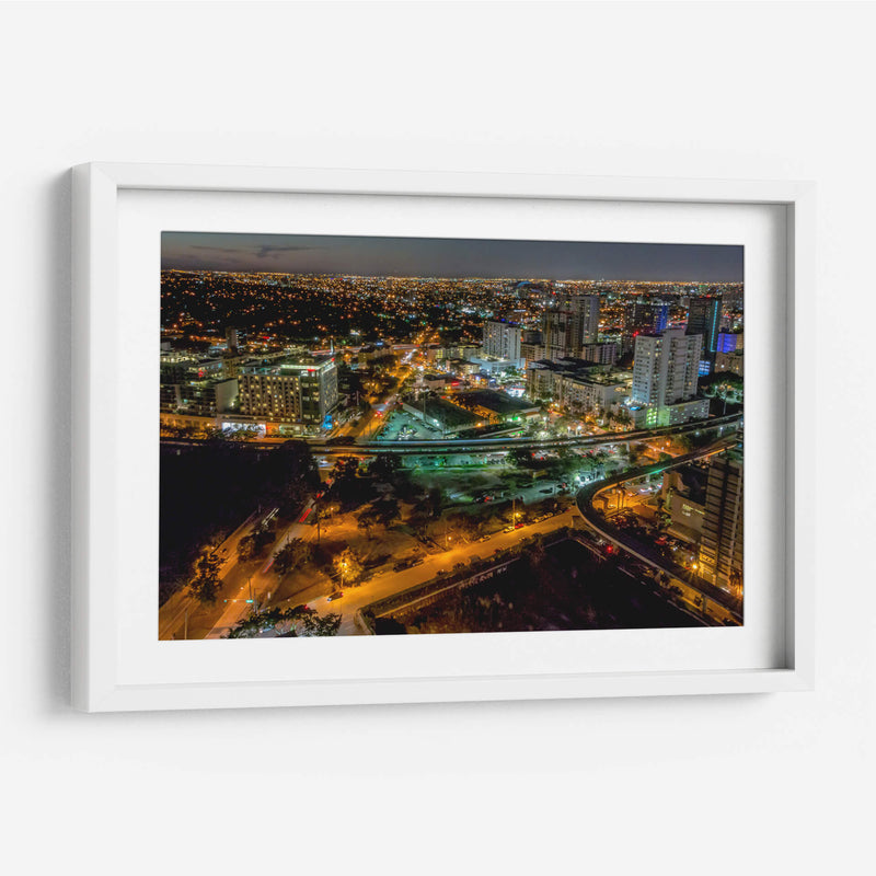 Luces de la ciudad de Miami - Carla Fernández | Cuadro decorativo de Canvas Lab