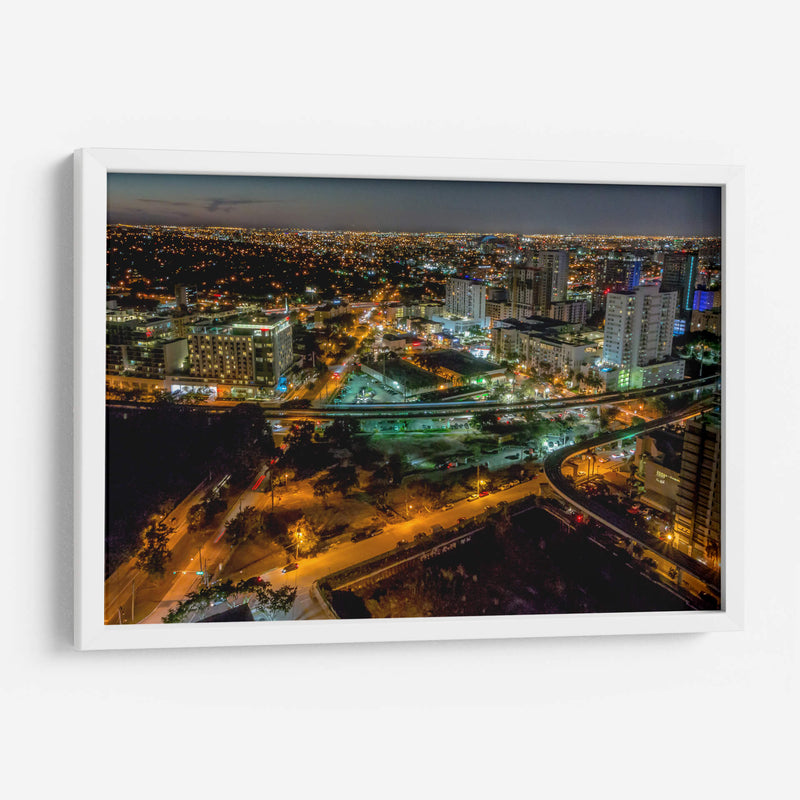 Luces de la ciudad de Miami - Carla Fernández | Cuadro decorativo de Canvas Lab