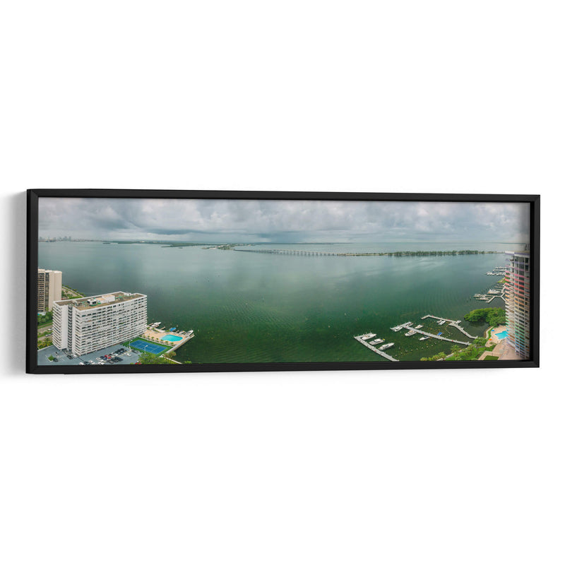 Horizonte de Miami presagiando el huracán Elsa - Carla Fernández | Cuadro decorativo de Canvas Lab