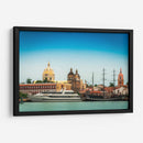 Ciudad amurallada desde el mar - Carla Fernández | Cuadro decorativo de Canvas Lab