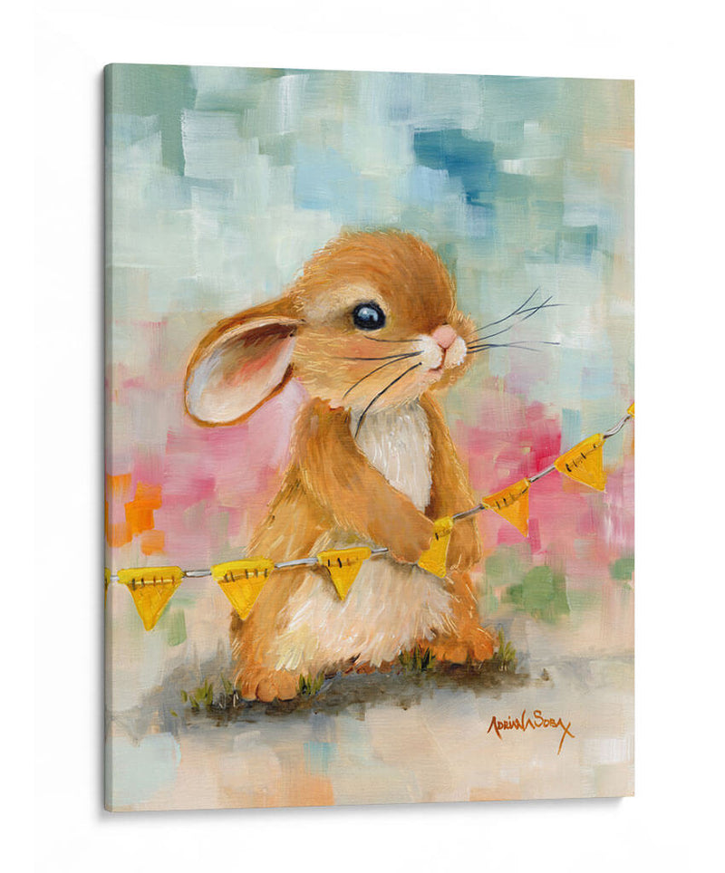 Pequeño conejo con suerte - Adriana Sosa | Cuadro decorativo de Canvas Lab
