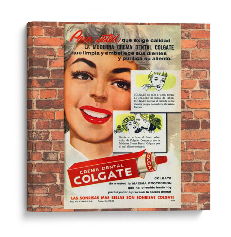 Sonrisa Retro - Odontograma Mx | Cuadro decorativo de Canvas Lab