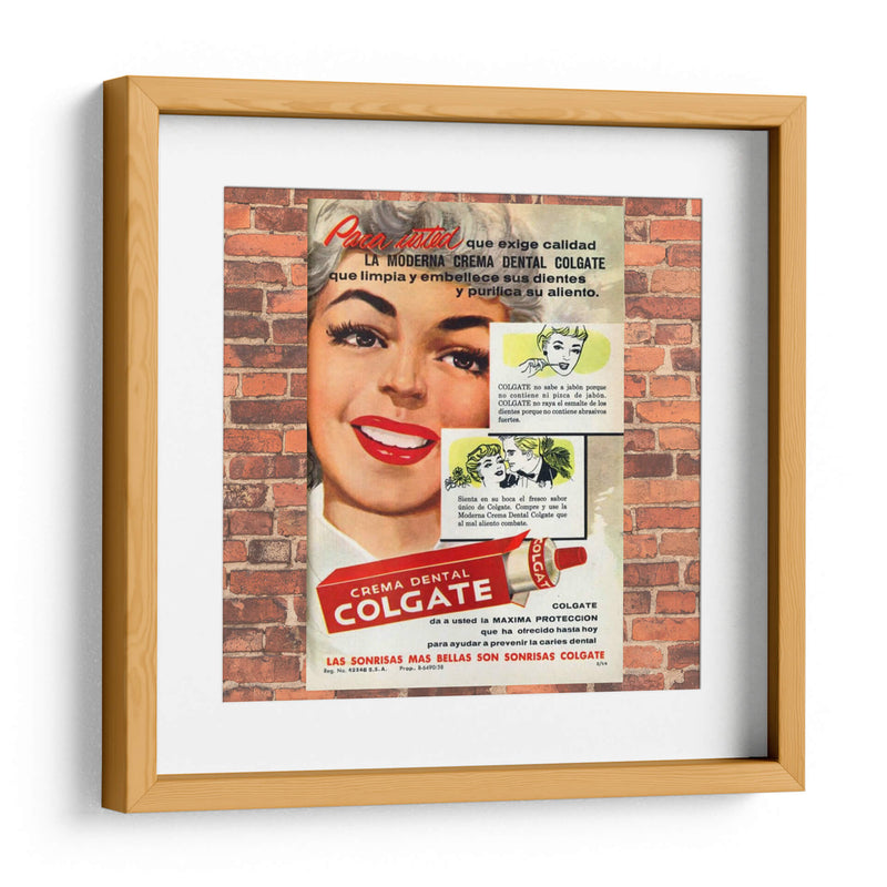 Sonrisa Retro - Odontograma Mx | Cuadro decorativo de Canvas Lab