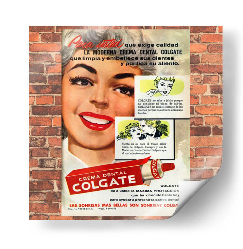 Sonrisa Retro - Odontograma Mx | Cuadro decorativo de Canvas Lab