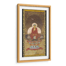 Buda entronizado sobre una estera de hierba Kusa | Cuadro decorativo de Canvas Lab