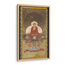 Buda entronizado sobre una estera de hierba Kusa | Cuadro decorativo de Canvas Lab