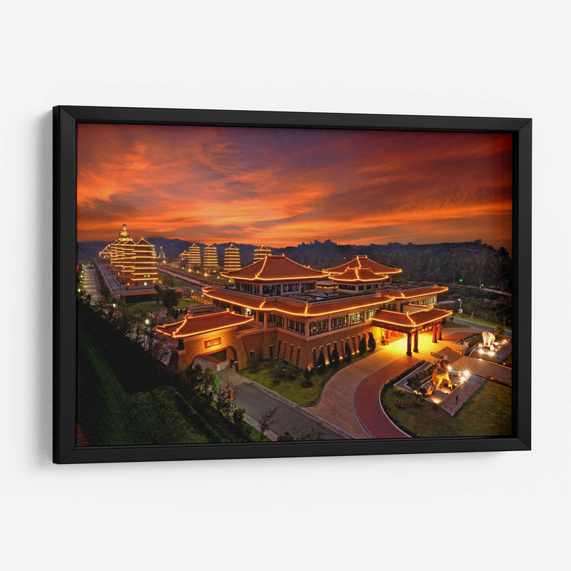Museo de Buda al atardecer | Cuadro decorativo de Canvas Lab