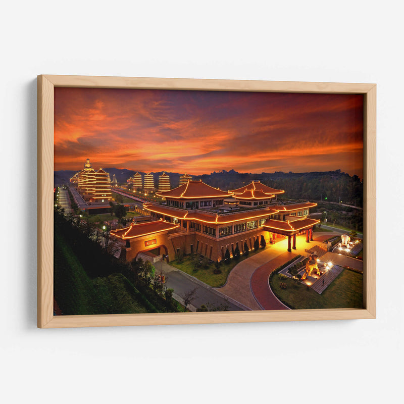 Museo de Buda al atardecer | Cuadro decorativo de Canvas Lab