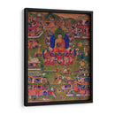 Buda Sakyamuni y escenas de su vida | Cuadro decorativo de Canvas Lab