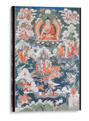 Buda Shakyamuni y los dieciocho Arhats | Cuadro decorativo de Canvas Lab