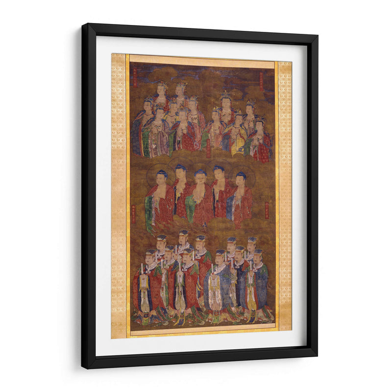 Budas celestiales y deidades de las constelaciones osas del norte, occidental y central | Cuadro decorativo de Canvas Lab