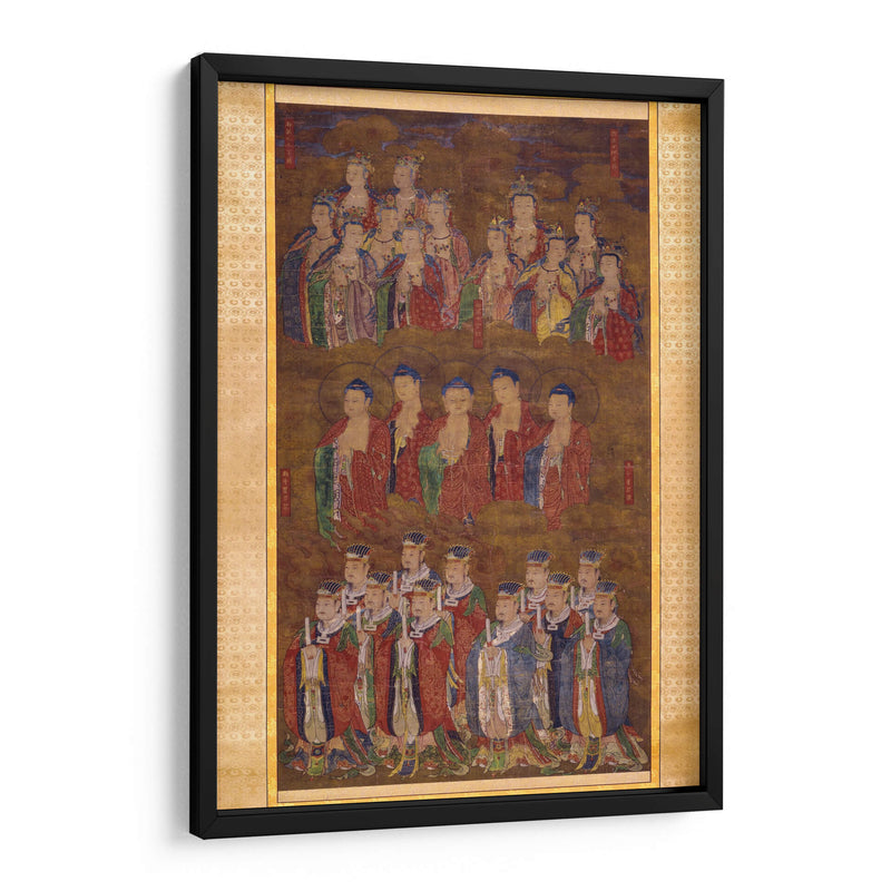 Budas celestiales y deidades de las constelaciones osas del norte, occidental y central | Cuadro decorativo de Canvas Lab