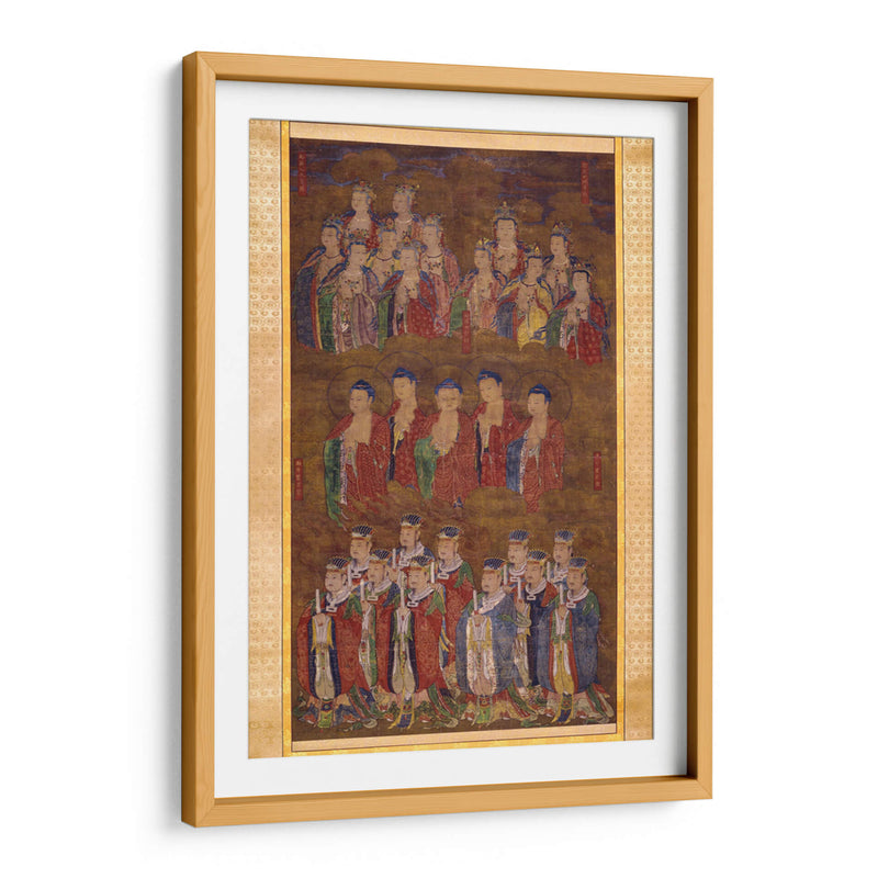 Budas celestiales y deidades de las constelaciones osas del norte, occidental y central | Cuadro decorativo de Canvas Lab