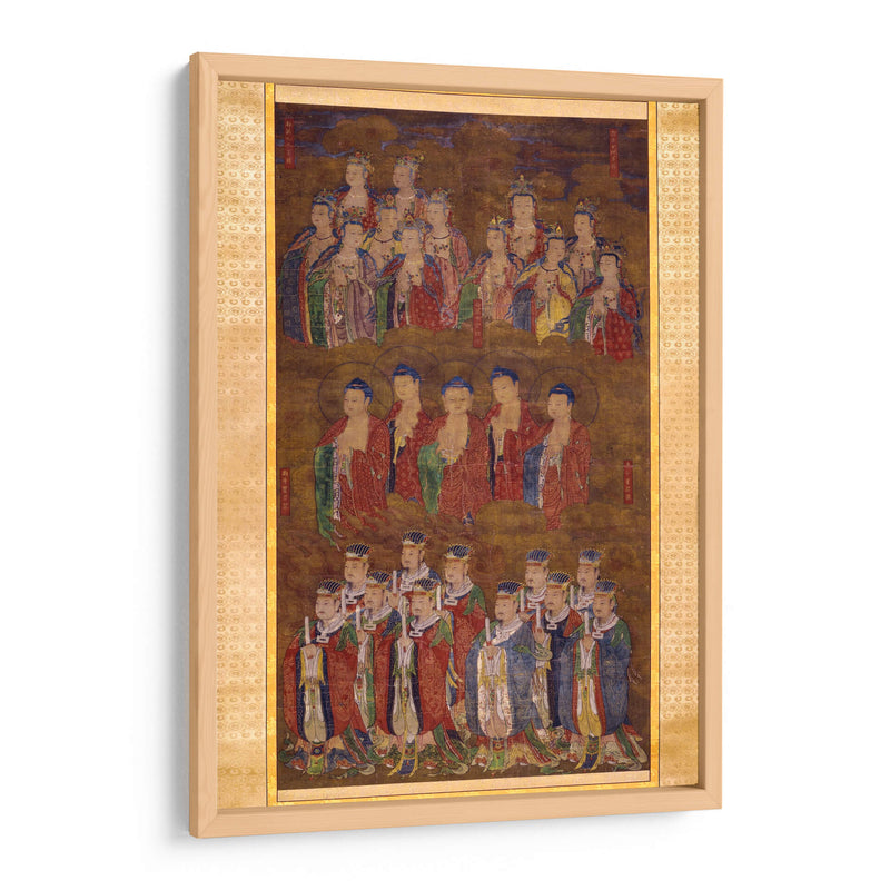 Budas celestiales y deidades de las constelaciones osas del norte, occidental y central | Cuadro decorativo de Canvas Lab