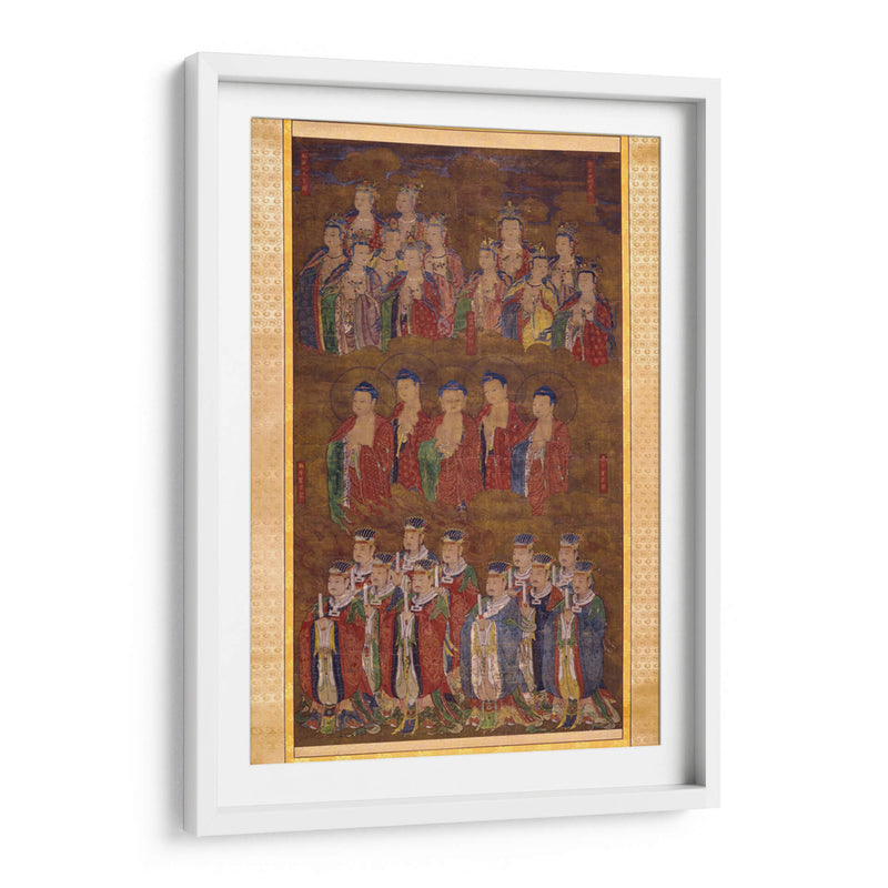 Budas celestiales y deidades de las constelaciones osas del norte, occidental y central | Cuadro decorativo de Canvas Lab