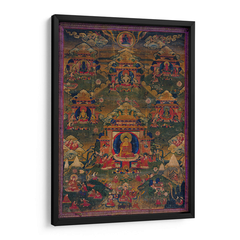 Cinco Budas Tathagata de sabiduría | Cuadro decorativo de Canvas Lab