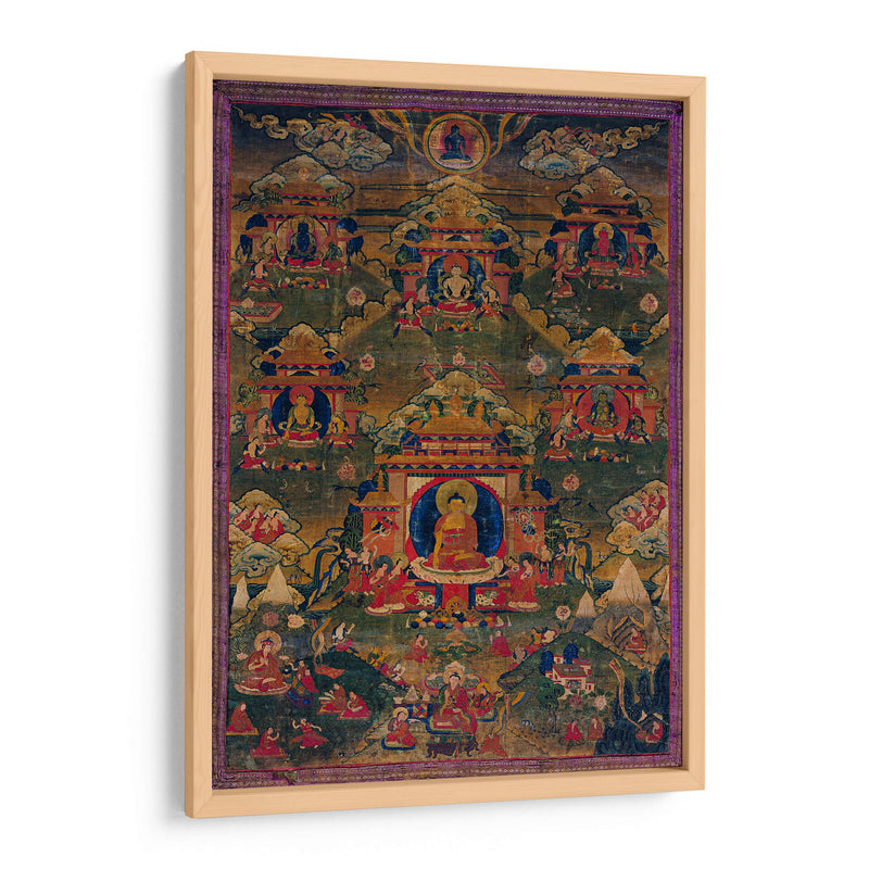 Cinco Budas Tathagata de sabiduría | Cuadro decorativo de Canvas Lab