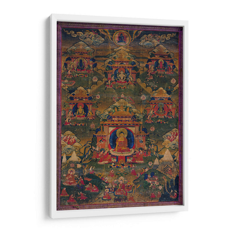 Cinco Budas Tathagata de sabiduría | Cuadro decorativo de Canvas Lab