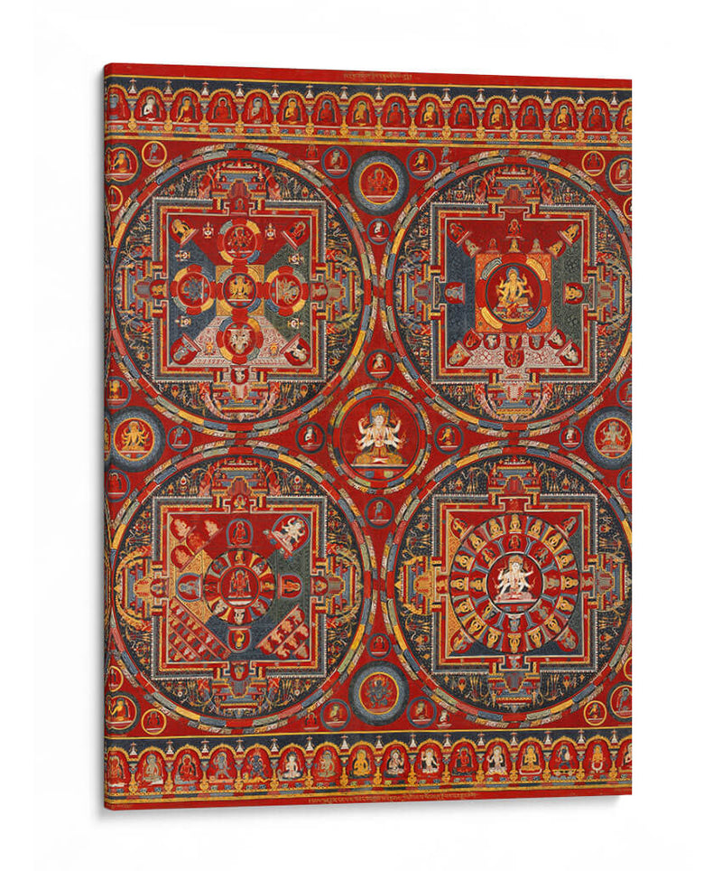 Cuatro mandalas de la serie Vajravali | Cuadro decorativo de Canvas Lab