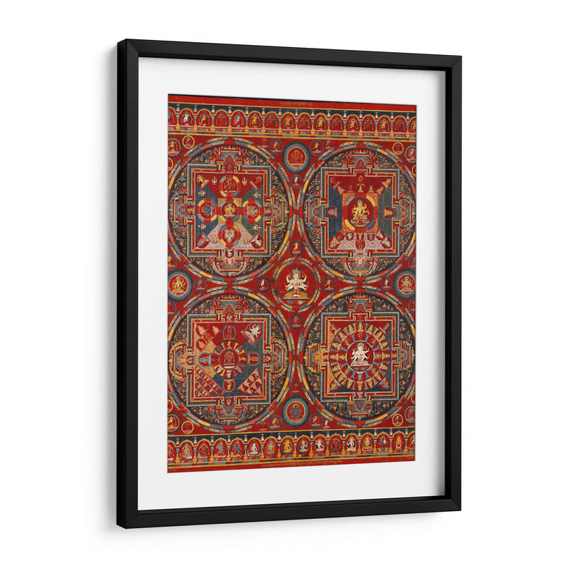 Cuatro mandalas de la serie Vajravali | Cuadro decorativo de Canvas Lab