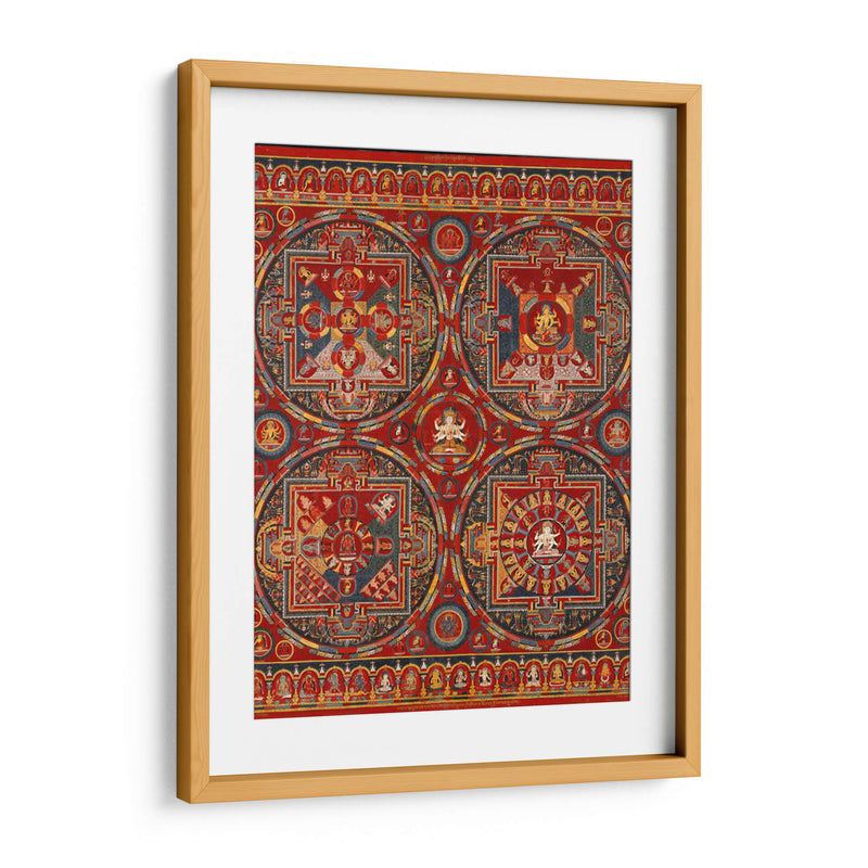 Cuatro mandalas de la serie Vajravali | Cuadro decorativo de Canvas Lab