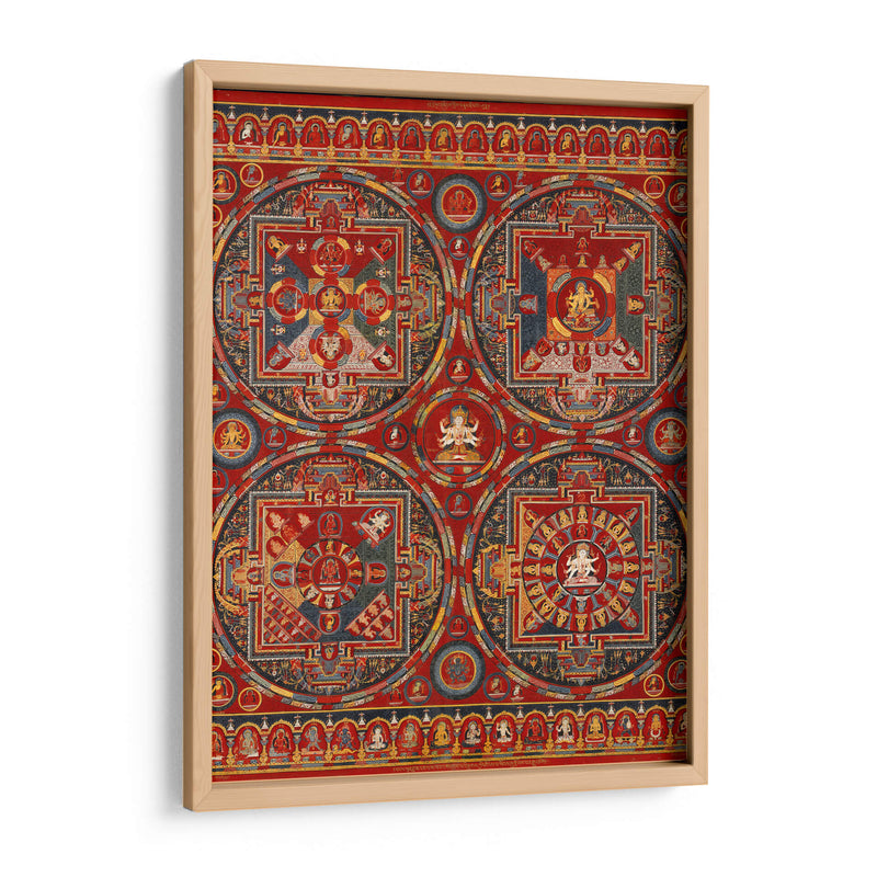 Cuatro mandalas de la serie Vajravali | Cuadro decorativo de Canvas Lab