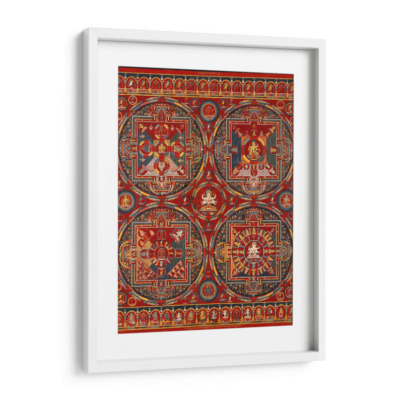 Cuatro mandalas de la serie Vajravali | Cuadro decorativo de Canvas Lab