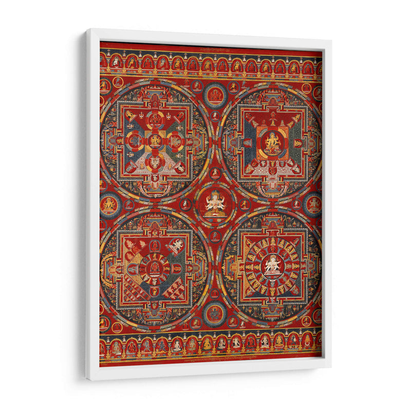 Cuatro mandalas de la serie Vajravali | Cuadro decorativo de Canvas Lab