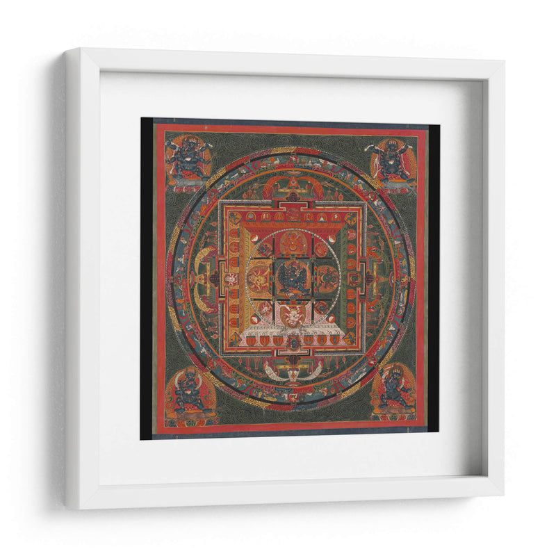 Mandala de la deidad budista Vajrabhairava | Cuadro decorativo de Canvas Lab