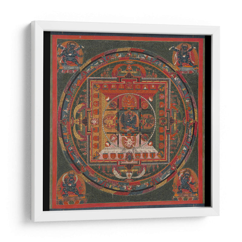 Mandala de la deidad budista Vajrabhairava | Cuadro decorativo de Canvas Lab