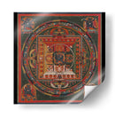Mandala de la deidad budista Vajrabhairava | Cuadro decorativo de Canvas Lab