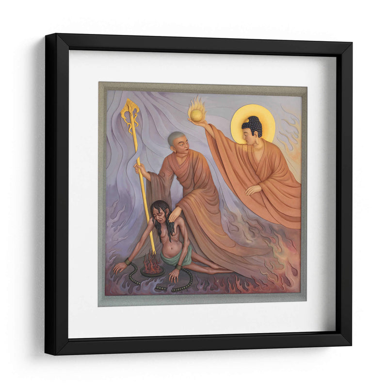 Maudgalyayana rescatando a su madre | Cuadro decorativo de Canvas Lab