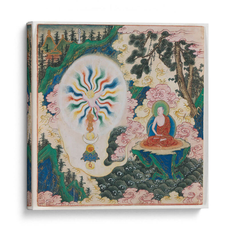 Sarvavid Vairocana Mandala, proceso de meditación | Cuadro decorativo de Canvas Lab