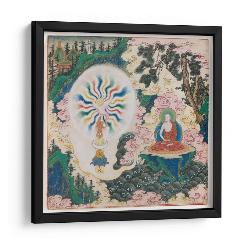 Sarvavid Vairocana Mandala, proceso de meditación | Cuadro decorativo de Canvas Lab