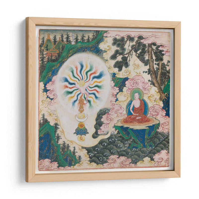 Sarvavid Vairocana Mandala, proceso de meditación | Cuadro decorativo de Canvas Lab