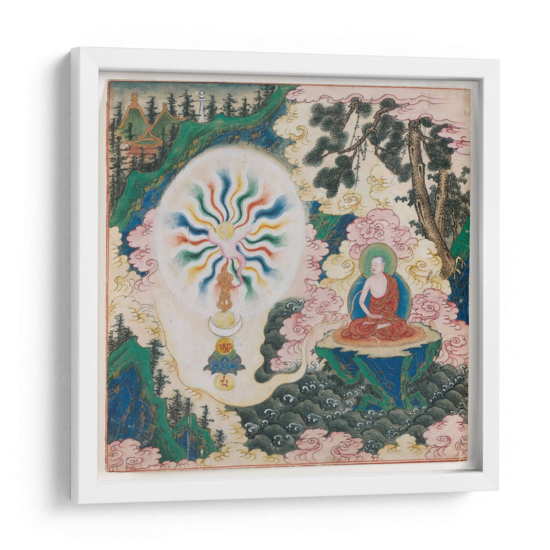 Sarvavid Vairocana Mandala, proceso de meditación | Cuadro decorativo de Canvas Lab
