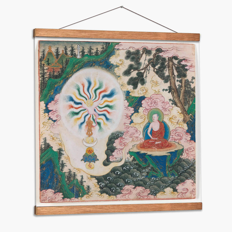 Sarvavid Vairocana Mandala, proceso de meditación | Cuadro decorativo de Canvas Lab