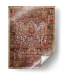Paraíso de Shakyamuni, con ilustraciones de episodios del Sutra Baoen | Cuadro decorativo de Canvas Lab