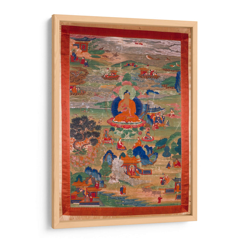 Historias anteriores del nacimiento del Buda | Cuadro decorativo de Canvas Lab