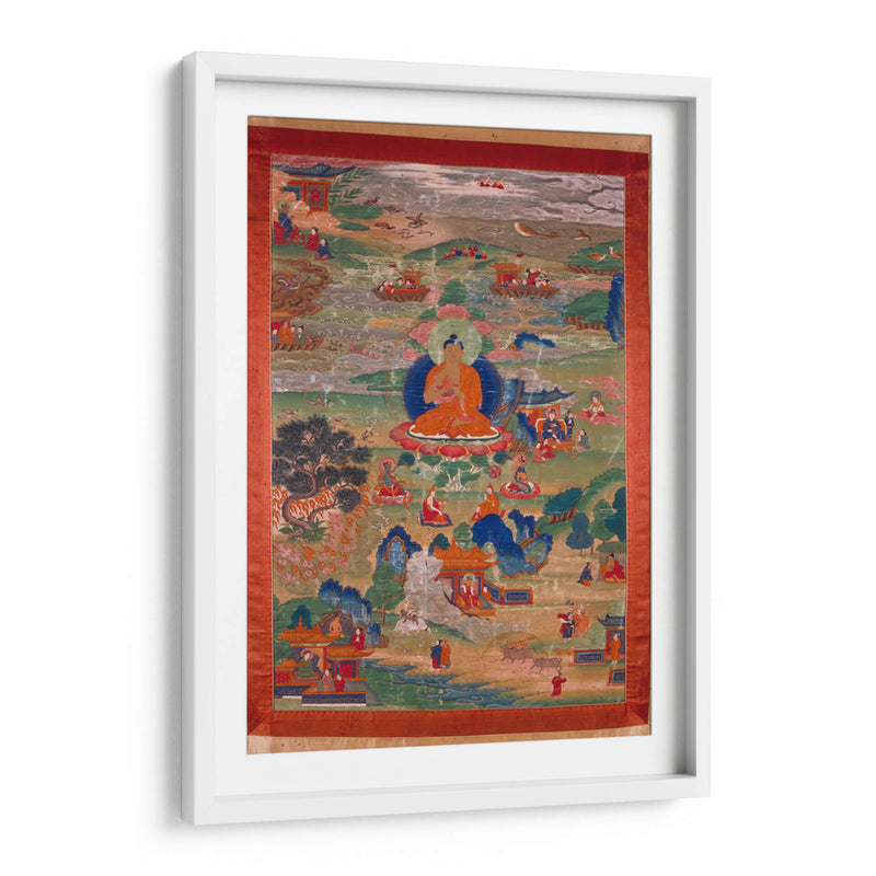 Historias anteriores del nacimiento del Buda | Cuadro decorativo de Canvas Lab