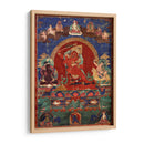 Yamari rojo flanqueado por Virupa y Dombi Heruka | Cuadro decorativo de Canvas Lab