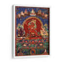 Yamari rojo flanqueado por Virupa y Dombi Heruka | Cuadro decorativo de Canvas Lab