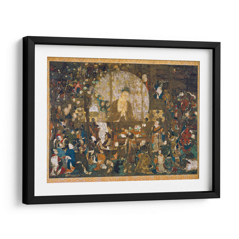 Sakyamuni saliendo del ataúd dorado | Cuadro decorativo de Canvas Lab