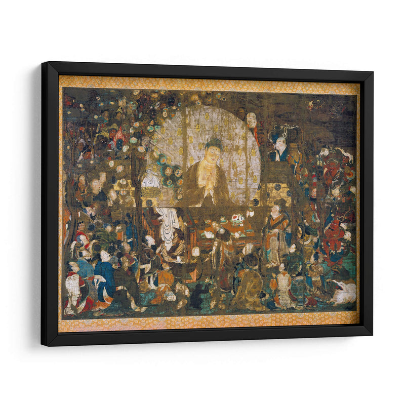 Sakyamuni saliendo del ataúd dorado | Cuadro decorativo de Canvas Lab