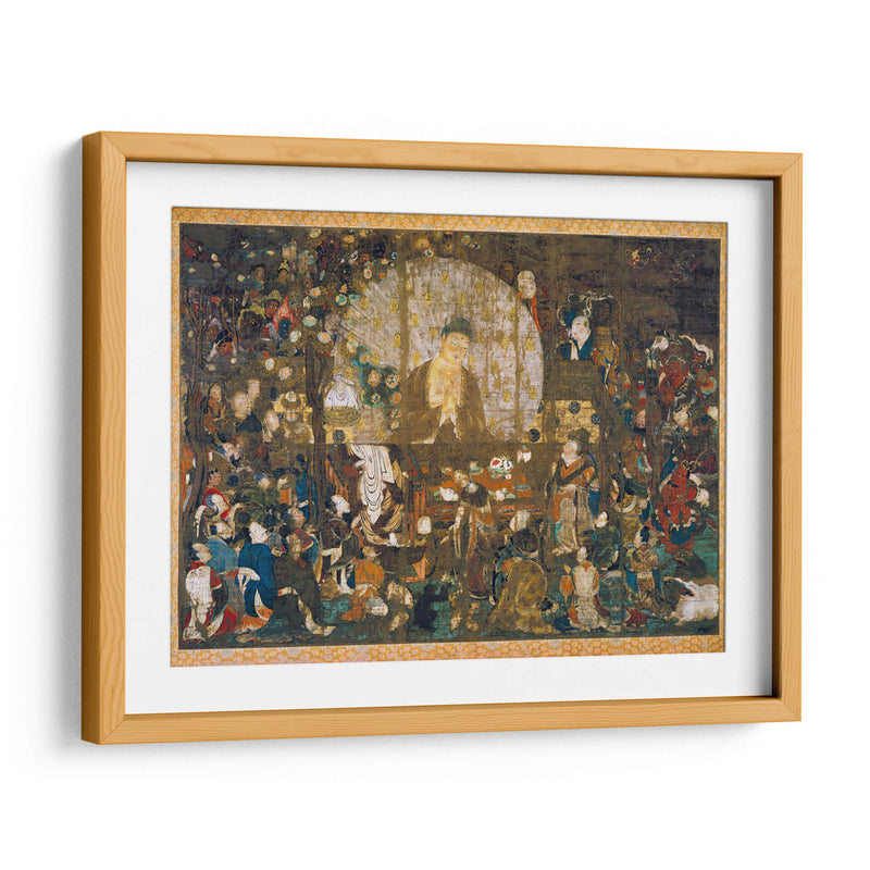 Sakyamuni saliendo del ataúd dorado | Cuadro decorativo de Canvas Lab