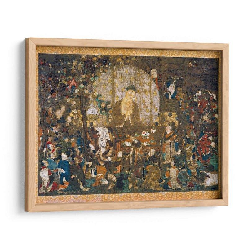 Sakyamuni saliendo del ataúd dorado | Cuadro decorativo de Canvas Lab